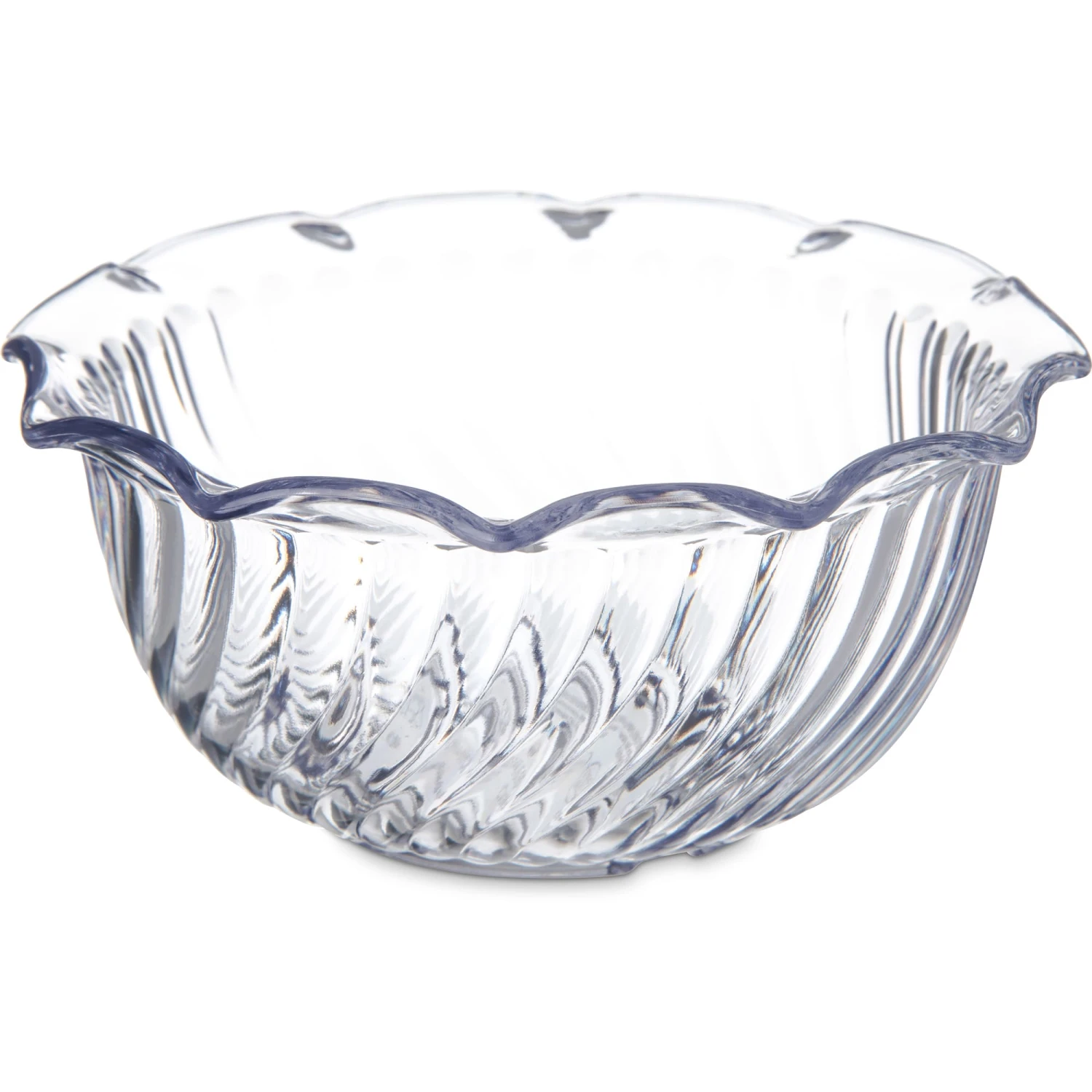 Carlisle 453507 Clear SAN 8 Ounce Tulip Dish - 48 / CS 1 Carlisle 453507 Clear SAN 8 Ounce Tulip Dish - 48 / CS