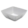 American Metalcraft MWMSQ11 White Marble Melamine 12" Square Bowl