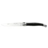 Steelite 5392S079 2.5mm Laguiole 9" Steak Knife W/ Blk Handle - 6 / PK