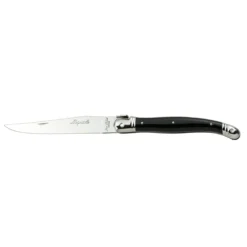 Steelite 5392S079 2.5mm Laguiole 9" Steak Knife W/ Blk Handle - 6 / PK