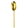 Oneida B408SADF Chef'S Table Gold 5-3/4" Coffee Spoon - Dozen