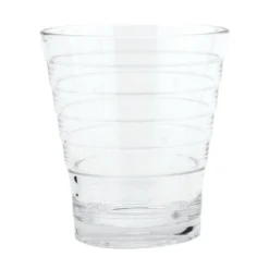 G.E.T. SW-1712-CL Cirq Clear Plastic 12 Ounce Rocks Tumbler - 24 / CS