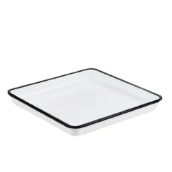 American Metalcraft MRSW9 Endurance Black/White 9-7/8" Platter