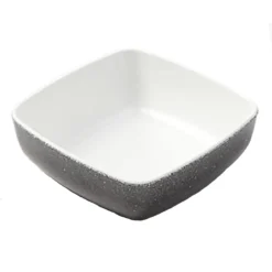 American Metalcraft GGSB5 White/Black Speckled 12.5 Ounce Square Bowl