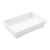 American Metalcraft GGW96 White Melamine 25.5 Ounce Rectangle Bowl