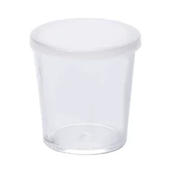 American Metalcraft PMC2 2 Ounce Mini Cup With Lid - 12 / PK