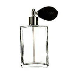 Hospitality Glass HGBEG100-001 Glass Square 3.5 Ounce Mist Atomizer