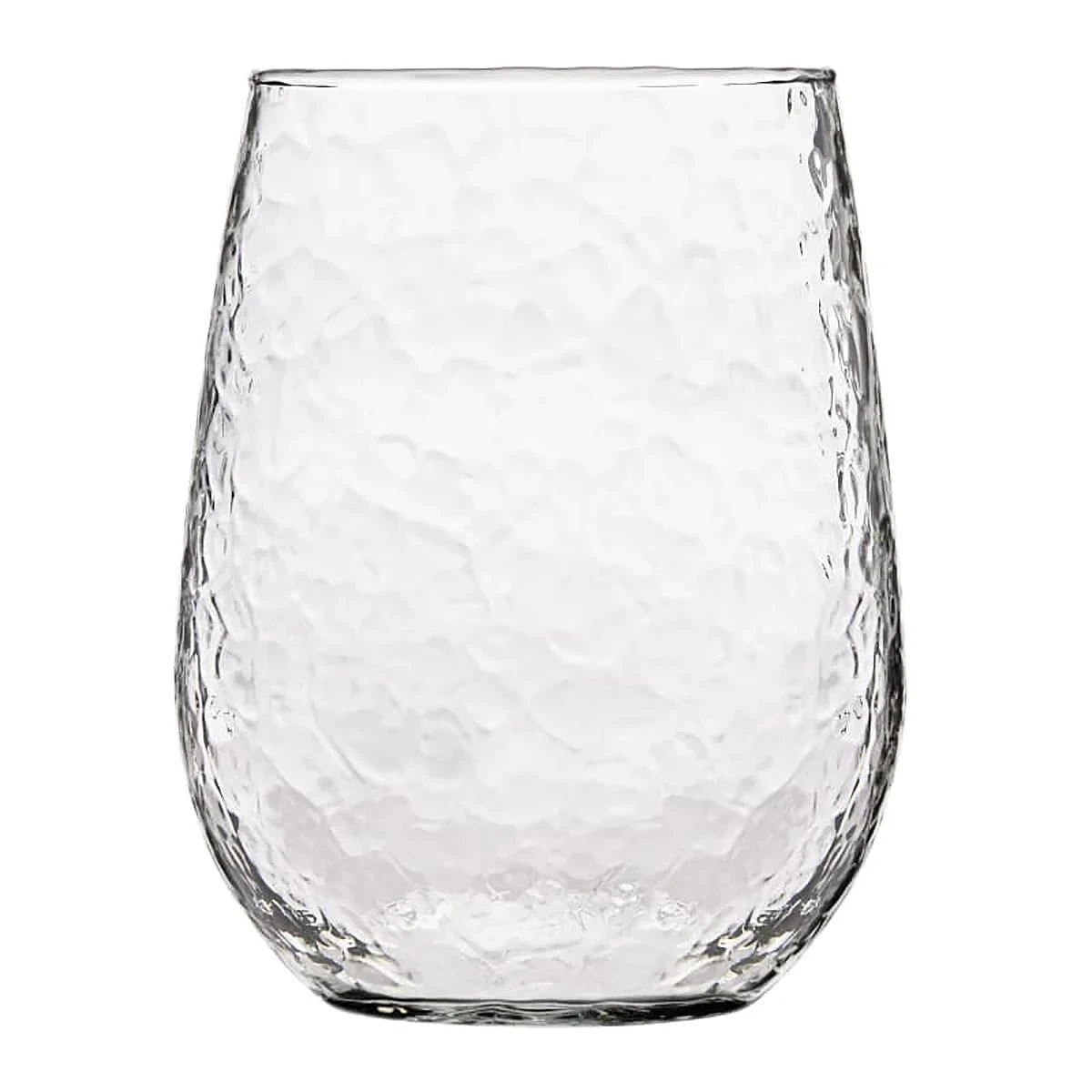 Libbey 1082 Molten 17 Ounce Stemless Wine Glass - 12 / CS 1 Libbey 1082 Molten 17 Ounce Stemless Wine Glass - 12 / CS