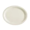 CAC China NRC-13 American White 11-1/2" X 9" Platter - Dozen