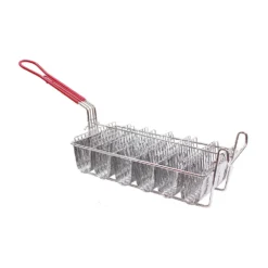 TableCraft TB60 Nickel Plated Steel 6-Shell Taco Basket