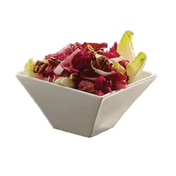 American Metalcraft SQB55 White Porcelain 5" Square Bowl