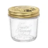 Bormioli Rocco 4951Q533 6.75 Ounce Glass Jar With Metal Lid - 12 / CS