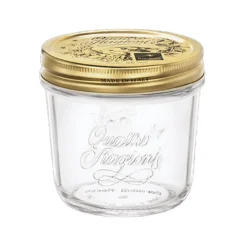 Bormioli Rocco 4951Q533 6.75 Ounce Glass Jar With Metal Lid - 12 / CS