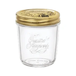 Bormioli Rocco 4951Q534 10.75 Ounce Glass Jar With Metal Lid - 12 / CS