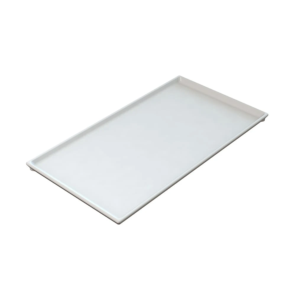 Professional Bakeware CW2114W White Cast Aluminum 1/3 Size Tray 1 Professional Bakeware CW2114W White Cast Aluminum 1/3 Size Tray