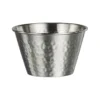 Steelite 7600CV019 Hammered S/S 6 Ounce Sauce Cup - 48 / CS
