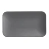 American Metalcraft MCP12GR Matte Gray 12 X 7" Melamine Platter