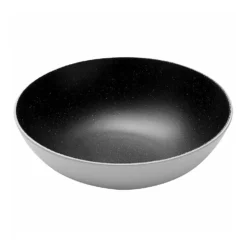 American Metalcraft LFTBB12 Lift Black Speckled 94 Ounce Angled Bowl