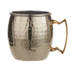 American Metalcraft GM16H Gold Hammered 16 Ounce Moscow Mule Mug