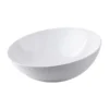 TableCraft 10185W Sierra Grande White 15 Quart Serving Bowl