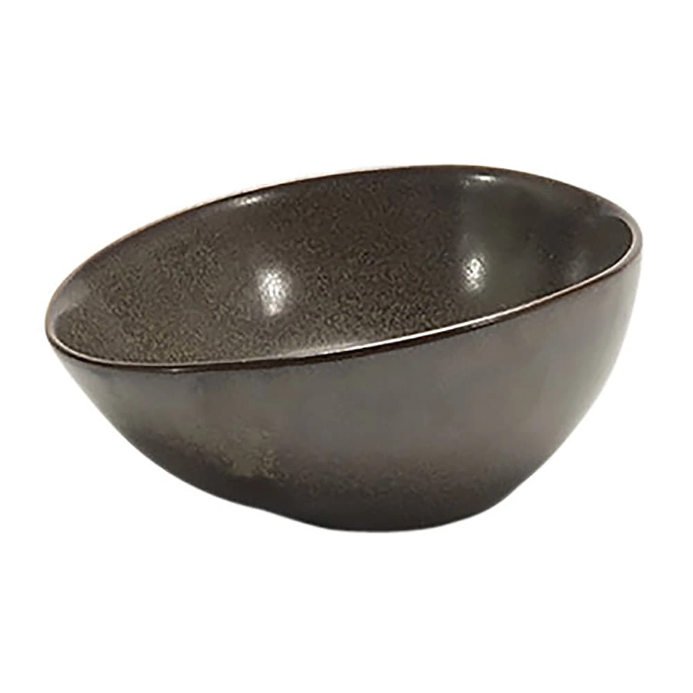 FOH ASC023ESP23 Kiln Mocha 1.5 Ounce Porcelain Ramekin - 12 / CS 1 FOH ASC023ESP23 Kiln Mocha 1.5 Ounce Porcelain Ramekin - 12 / CS