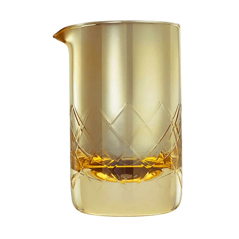 Mercer Culinary M37177GD Barfly Yellow/Silver 17 Ounce Mixing Glass 1 Mercer Culinary M37177GD Barfly Yellow/Silver 17 Ounce Mixing Glass