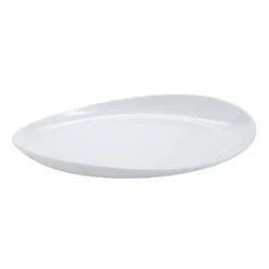 G.E.T. OP-1710-W Osslo White Melamine Oval 17 X 10 In Platter - 6 / CS