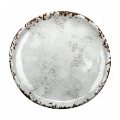 G.E.T. CS-5-FM French Mill White Melamine 5.5" Plate - 48 / CS