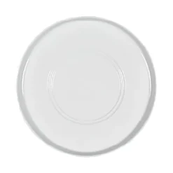 Vertex China AV-SL2 Ansel White 6" Stacking Saucer - 36 / CS