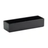 Cal-Mil 1396-13M Cater Choice Black Melamine 5 X 15 X 3" Box