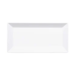 Elite Global Solutions DMP94-W Stratus 9.4 X 4.75" Plate - 6 / CS