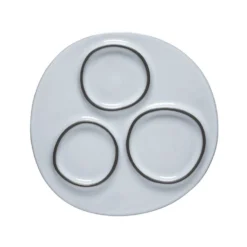 Costa Nova / Casafina 1ABD201E-WHI Ambar White 7.95" Round Platter