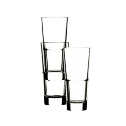 Hospitality Glass HGU51071-012 V-Stack 12 Oz. Hi Ball Glass - 12 / CS