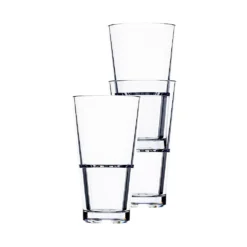 Hospitality Glass HUF082-012 Club Stack 12 Oz. Hi Ball Glass - 12 / CS