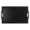 G.E.T. RST-2517-1-BK Black 25" X 16" Room Service Tray - 6 / CS