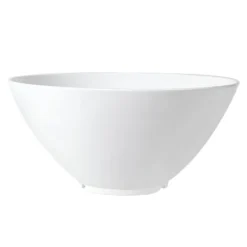 G.E.T. B-791-W San Michele White Melamine 4 Qt Cascading Bowl - 6 / CS