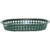 TableCraft 1073FG Forest Green A La Carte Platter Basket - 36 / CS