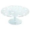 Cal-Mil 1265 Clear Acrylic 16 Hole Pedestal Cone Holder