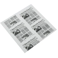 American Metalcraft PPRN2121 12" Newspaper Fry Paper - 1000 / PK