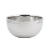 Bon Chef 61260 Hammered Stainless Steel Double Wall 3 Qt. Serving Bowl