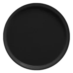 Cambro 1400110 Camtrays Black 14" Round Tray - 12 / CS