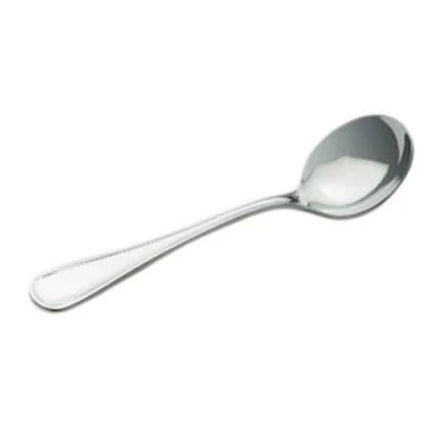 Worthy, Noble & Kent 5311S002 Pearl S/S Round Bowl Soup Spoon - Dozen 1 Worthy, Noble & Kent 5311S002 Pearl S/S Round Bowl Soup Spoon - Dozen
