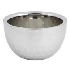 Bon Chef 61258 Hammered Stainless Double Wall 1.25 Qt. Serving Bowl